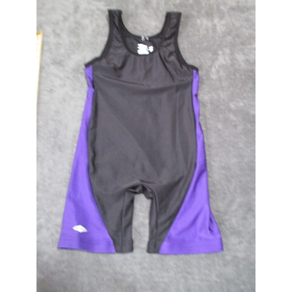 Matman Singlet Series Wrestling Singlet Heavy Duty Adult S Purple Black